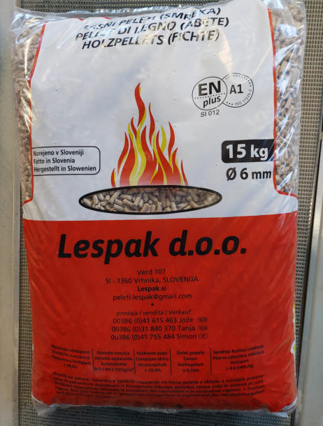 Prodaja peletov Vrhnika